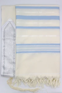 טלית צמר תשבץ