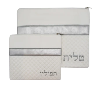 כיסוי לטלית ותפילין דמוי עור - דגם "יצהר"