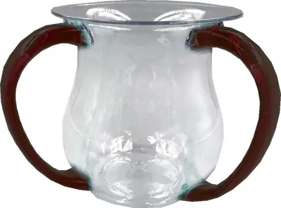 נטלה אקריליק שקופה עם ידיות - דגם "טוהר"