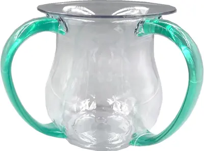 נטלה אקריליק שקופה עם ידיות - דגם "טוהר"