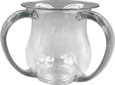 נטלה אקריליק שקופה עם ידיות - דגם "טוהר"